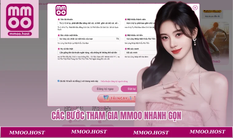 Các bước tham gia MMOO nhanh gọn