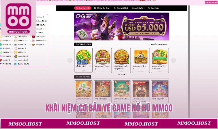 Khái niệm cơ bản về game nổ hũ MMOO